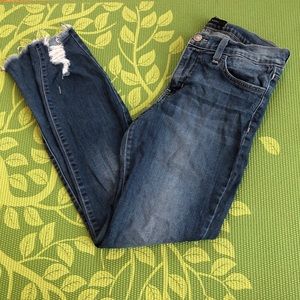 Flying Monkey Highrise ankle skinny jeans